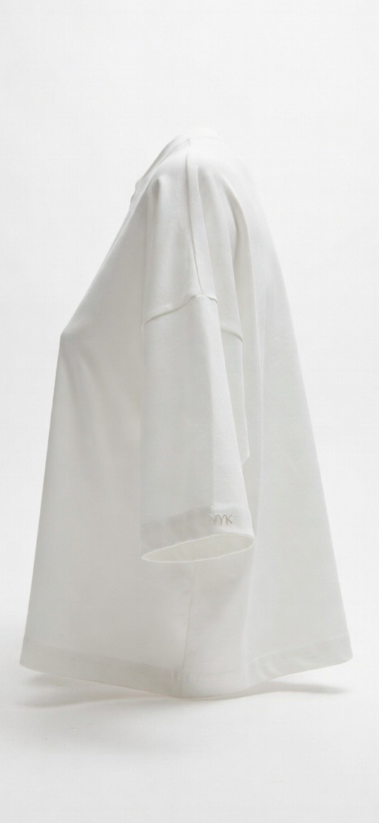 MYK Oversized Boxy Cropped Tee | Minimalist Activewear